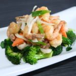 Wok Of Fame - SF8. Shrimp & Seasonal Vegetables (12pcs)
