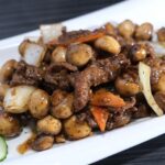 Wok Of Fame - B8. Sliced Ginger Beef w/ Black Pepper Sauce